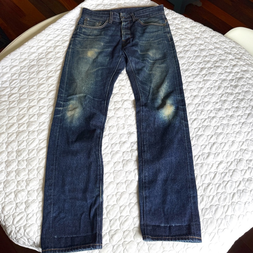 Railcar Fine Goods Selvedge Denim Jeans Straight Fit Size 28